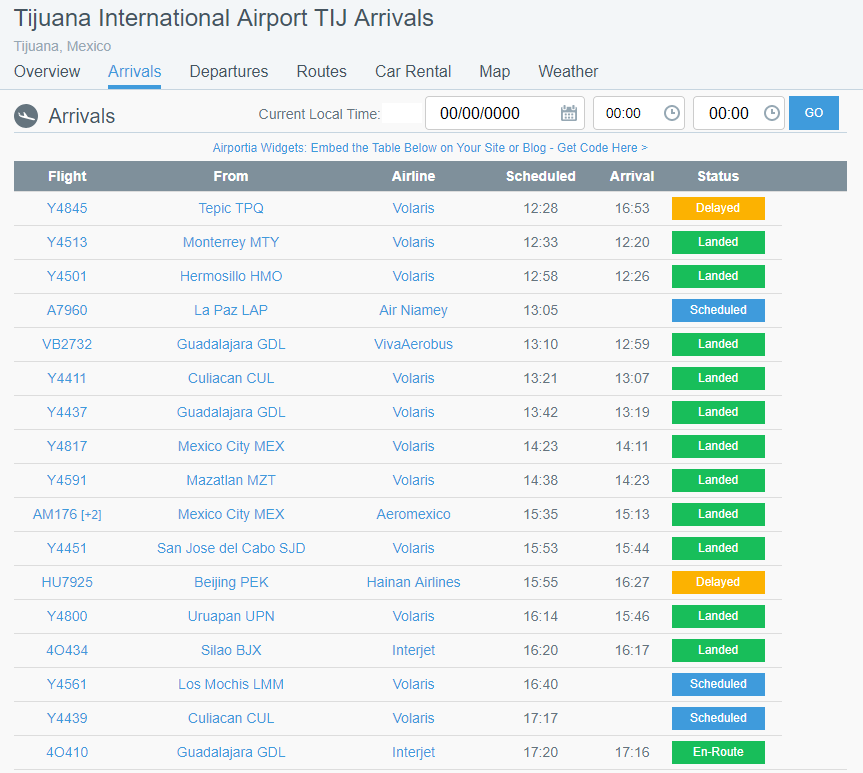 informacion de vuelos: tijuanainternationalairport-arrivals
